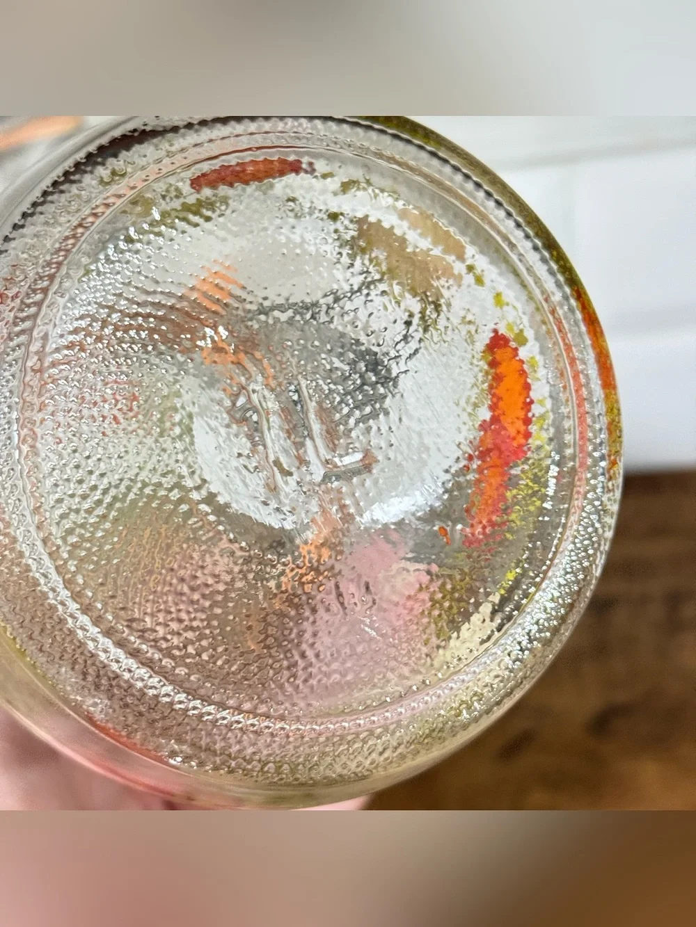 ARC France Vintage Spice Of Life Mushroom Glass Canister Jar Set Of 3 1970s MCM